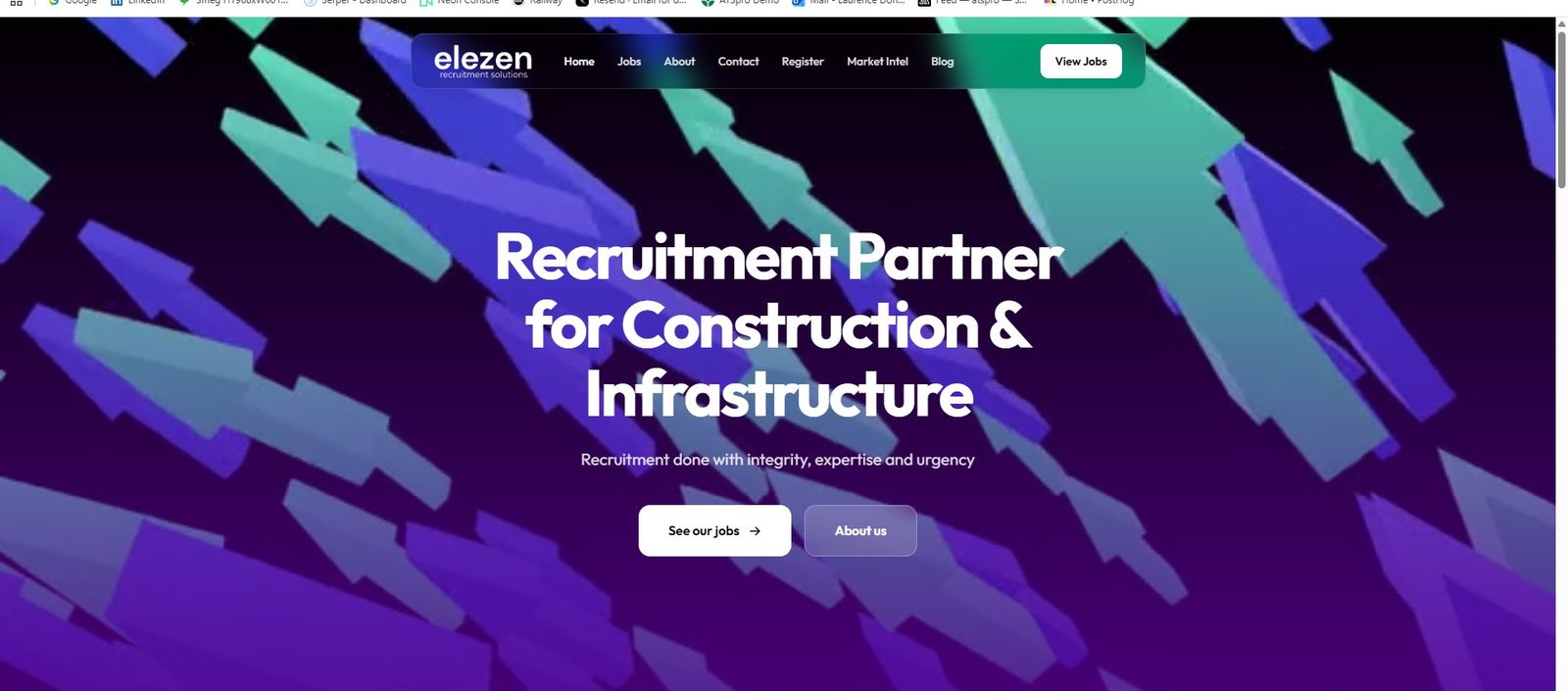Elezen careers website